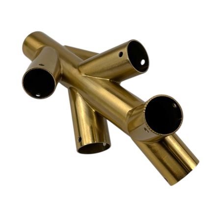 Кріплення на 6 отворів для гнучкого неону діаметром 22мм Бронза, зображення 3