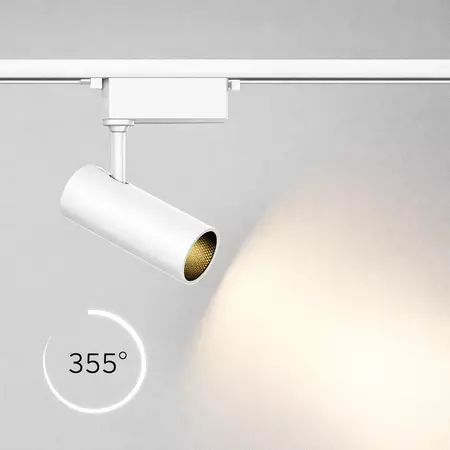 Трековий світильник Anti-glare білий 20W 3000K Premium, зображення 2