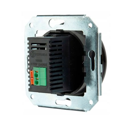 Розетка керамічна чорна прихованого монтажу під USB з квадратною рамкою, Форма рамки: квадратна, Колір основи: чорний, зображення 3