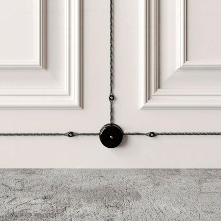 Розподільна коробка керамічна 78ммх35мм Чорна, зображення 6