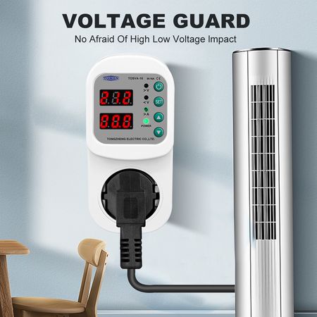 Розетка-реле контролю напруги TOMZN TOSVA-16 з термозахистом, зображення 5