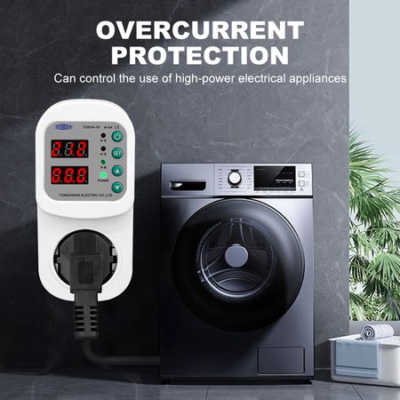 Розетка-реле контролю напруги TOMZN TOSVA-16 з термозахистом, зображення 6