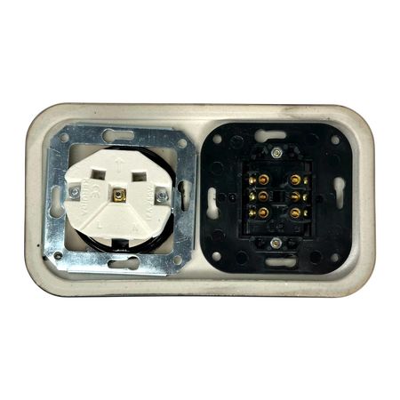 Рамка керамічна квадратна Keruida чорна на 2 поста для прихованого монтажу, зображення 8