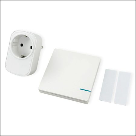 Комплект из умной беспроводной розетки SW-R08 и 1-канальной клавиши NK1, изображение 2 - Edisons