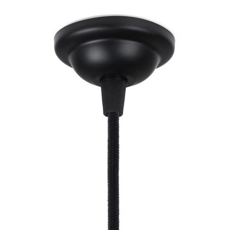 Розетка потолочная D65 H25 черная - Edisons