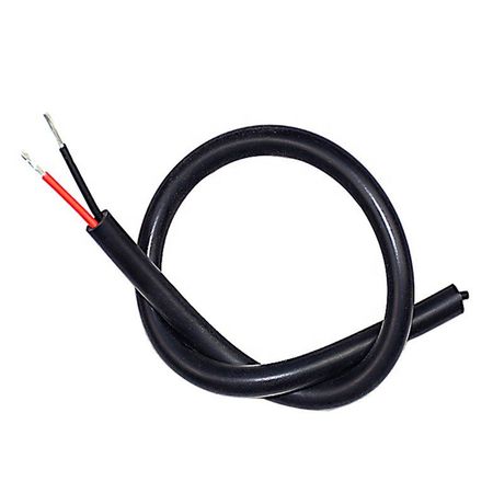Провід силіконовий екстра м'який 2х0,3 діаметром 4,5мм без маркування Чорний Premium