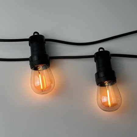 Набір LED ламп Edisons ST45 GOLD E27 1W 2200K 10шт бронзова скляна колба Premium, Кількість: набір 10 шт., Потужність, Вт: 1, зображення 8