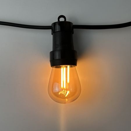 LED лампа Edisons ST45 GOLD E27 2W 2200K бронзовая стеклянная колба Premium, Количество: 1 шт., Мощность, Вт: 2, изображение 7 - Edisons