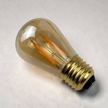 LED лампа Edisons ST45 GOLD E27 2W 2200K бронзовая стеклянная колба Premium, Количество: 1 шт., Мощность, Вт: 2, изображение 3 - Edisons