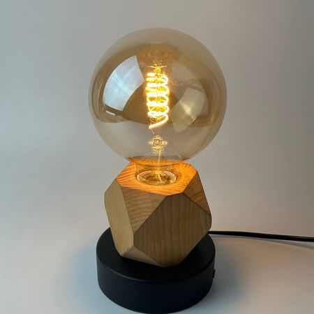 LED лампа Edisons G125 Gold Spiral Е27 4W 2200K димована Premium, зображення 7