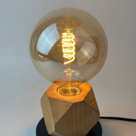 LED лампа Edisons G125 Gold Spiral Е27 4W 2200K димована Premium, зображення 2