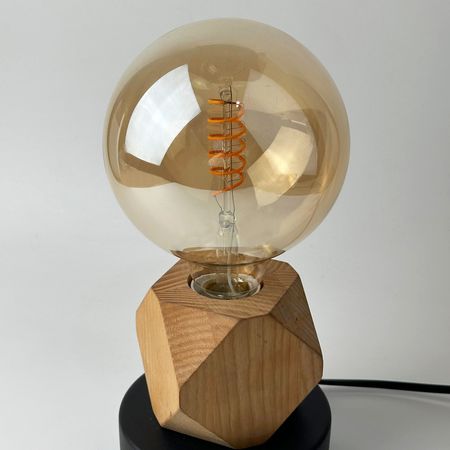 LED лампа Edisons G125 Gold Spiral Е27 4W 2200K димована Premium, зображення 3