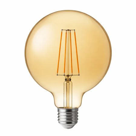 LED лампа Edisons G95 Е27 6W 2200 K димована Premium