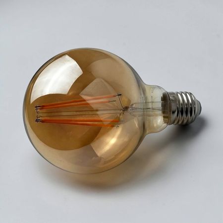 LED лампа Edisons G95 Е27 6W 2200 K димована Premium, зображення 2