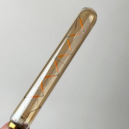 LED лампа Premium Edisons T225 GOLD E27 6W 2200K (W-образные нити), изображение 7 - Edisons