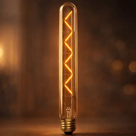 LED лампа Premium Edisons T225 GOLD E27 6W 2200K (W-образные нити), изображение 2 - Edisons