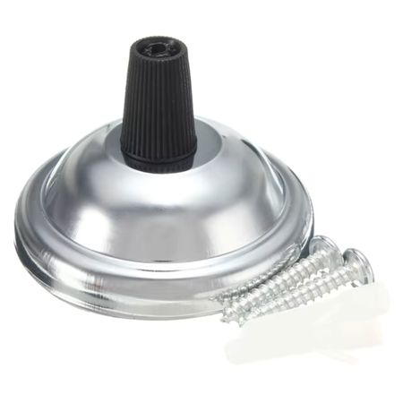 Розетка потолочная D65 H25 хром, изображение 2 - Edisons