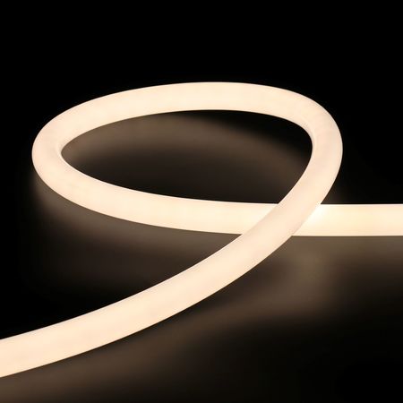 Premium гнучкий круглий LED неон 24mm  із стрічкою 4000 К 16 W/m 5 метрів + заглушки силіконові+ блок живлення виносний 170 W, зображення 12