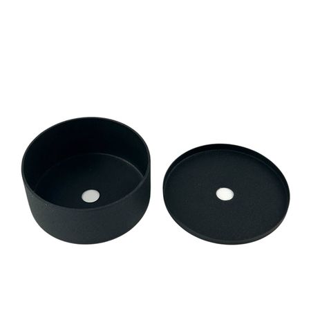 Корпус D70 H30 с крышкой D72 H5 черный, изображение 2 - Edisons