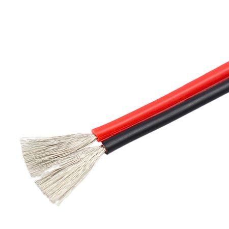 Екстрам'який силіконовий подвійний провід 28AWG 2x0.08мм² Premium, Переріз: 2х0.08мм, Кількість: 1 метр погонний, зображення 2