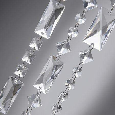 Призма 30х50мм AAA двусторонняя с двумя отверстиями, изображение 2 - Edisons