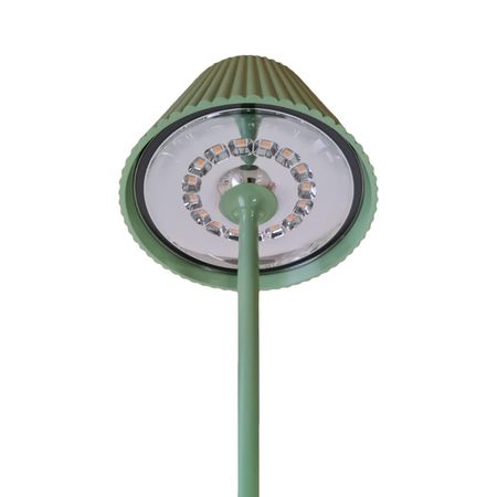 Настольная аккумуляторная Premium LED лампа 5000mAh 2.2W 2700K IP54 фисташковая (Витринный образец), изображение 12 - Edisons
