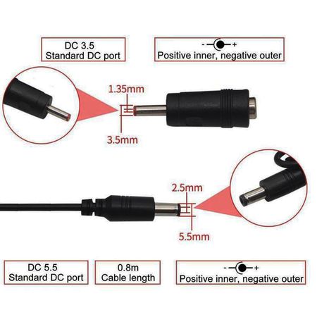 Кабель преобразователь USB-DC для роутера 9V/12V до 0,7А с переключателем, питание от PowerBank, DC 5.5×2.1 с переходником, изображение 12 - Edisons