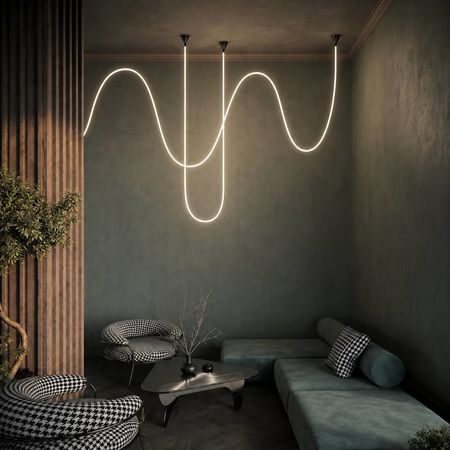 Люстра из гибкого неона FREELIGHT Long-2  (3м та 4м) 77W 4000К 5770Lm - Edisons