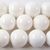 Кругла скляна бусина 12мм біла ( за 10 шт.), зображення 4