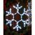 Гірлянда зовнішня DELUX MOTIF Snowflake 0,4м 12 flash IP44 синій, зображення 3