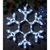 Гірлянда зовнішня DELUX MOTIF Snowflake 0,4м 12 flash IP44 білий, зображення 5