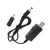 Кабель преобразователь USB-DC для роутера 9V/12V до 0,7А с переключателем, питание от PowerBank, DC 5.5×2.1 с переходником - Edisons