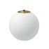 Світильник підвісний з білим плафоном у вигляді кулі - розмір плафону на вибір, Розмір плафону: куля діаметром 180 см з патроном E14