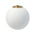 Світильник підвісний з білим плафоном у вигляді кулі - розмір плафону на вибір, Розмір плафону: куля діаметром 200 см з патроном E14
