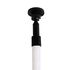 Люстра стельова Nordic U-1 підвіс із гнучкого LED неону D22mm, Колір стельового кріплення: Чорний з кутом нахилу 90°